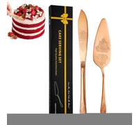 Générique Ensemble de coupe de gâteau pour mariage, coupe-gâteau domestique et ensemble de pelle à gâteau - Serveuse à trancheuse à de luxe,Ensemble de coupe de Durable, trancheur de pour l