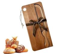 Générique Ensemble de couteaux à pain et planche à découper, couteau à pain de 8 pouces avec plateau à miettes assorti, conception universelle pour gaucher droitier, lame en acier dentelée (1PCS)