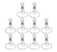 Générique Ensemble de de Bobine de Patio et de Bureau | 10 bases de clips à ressort en acier inoxydable pour bobines en spirale ou bobines de bâton, organisateur