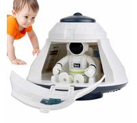 Générique Ensemble de de Station Spatiale - Collection de Jeux d'astronautes ABS, modèle de Vaisseau Spatial | Jeu d'aventure interactif alimenté par Batterie pour et Adolescents, encourageant Le