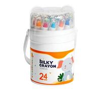 Générique Ensemble De Dessin Pastel - 24 Couleurs Pastels À L'huile Solubles Dans L'eau, Marqueurs Artistiques Rétractables Et Mélangables Pour | Créatifs, Design Moderne Pour, Maison,