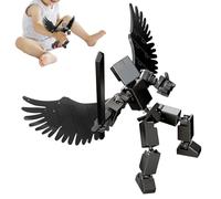 Générique Ensemble de Figurines d'action - Modèle posable imprimé en 3D de 5,91 Pouces, kit de Jouets de Construction d'articulations Flexibles, Objet de Jeu de éducatif interactif avec Design Mobile