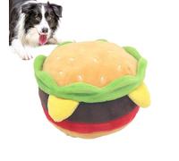Générique Ensemble de grinçants en Peluche pour Restauration Rapide - | Hamburger, Frites et Milkshake avec Papier froissé | Jouet sensoriel interactif BB Squeaker