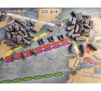 Générique Ensemble de jetons pour Les aventuriers du Rail Autour du Monde (Gris)