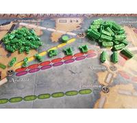 Générique Ensemble de jetons pour Les aventuriers du Rail Autour du Monde (Vert)