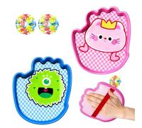 Générique Ensemble De Jeu De Balle À Attraper,Portable Et Amusant - Jeux D'Adresse avec Balles - pour Le Développement en Maternelle Jardin Famille Parc Jeu en Intérieur Et Amusement en Extérieur