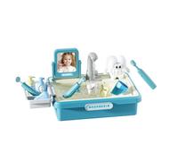 Générique Ensemble de Jeu de Simulation de Dentiste avec Jouet d ' évier d ' Eau Courante, Ensemble de lavabo de Brosse à Dents pour l ' activité AgesPlay, modèle de dent, Jeu de Routine d ' hygiène