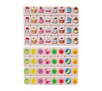 Générique Ensemble de Jeu de tuiles,Activité de Tri 64 Pièces - Jeu de Blocs multijoueur - pour Adolescents Famille Amis camarades de Classe Salon dortoir Appartement fête Salle de Classe