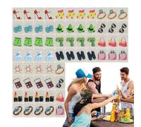 Générique Ensemble de Jeu Mahjong, Mah Jongg pour débutants, Jeu de société National Mah Jongg Classique, Mahjong Party Game, Jeu de stratégie Classique Kit pour Les réunions de Famille, Le Camping