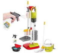 Générique Ensemble De Jouets De Nettoyage pour - Jeu De Rôle Éducatif Réaliste, Ustensiles De Nettoyage, Jouets d'apprentissage pour Les D'âge Préscolaire Et Les Jeunes Apprenants | Jeux D'intér