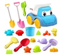 Générique Ensemble De Jouets De Plage pour - 19 Pièces, Seau Uggy, Pelle, Sablier, Outils De Jeu De Sable | Jouets De Sable De Plage, Kit De Jeux Aquatiques, Divertissement en Plein Air pour Les