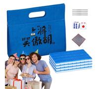 Générique Ensemble de Mahjong de, Ensemble de tuiles Mahjong Nappe, Sac de | Pièces de Mahjong chinois pour le de nuit d'un ami, un anniversaire de vacances
