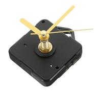 Générique Ensemble de Mécanisme D'horloge Murale Kit Complet Aiguilles en Plastique Noir pour Réparation et Remplacement pour Bricolage DIY et Horlogerie Précise