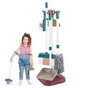 Générique Ensemble De Menage E-nfant, Jeu De Rôles De Nettoyage, Safe Children Pretend Play Kit, Kit Menage Enfant Jouet, Balai Enfant, Pelle À Poussière Et Un Support