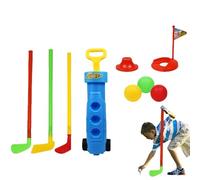 Générique Ensemble de Mini-Golf extérieur pour,Ensemble de Jouets de Golf Portables pour | de Jouets de Golf avec balles d'entraînement, équipement de Clubs pour, Tout-Petits