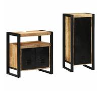 Générique Ensemble de mobilier de Salle de Bain avec étagère 2 pcs,Meubles,Ensembles de Meubles,Ensembles de mobilier pour salles de Bains,Marron,39.15 KG,3305608
