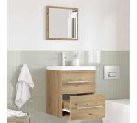 Générique Ensemble de mobilier de Salle de Bain Marron 41 x 38,5 x 48 cm,Meubles,Ensembles de Meubles,Ensembles de mobilier pour salles de Bains,Marron,14.6 KG,875693