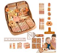 Générique Ensemble De Papeterie Capybara - Stationery Set avec Bloc-Notes, Autocollants Et Stylos | Idée Cadeau pour Les, Adolescents Amoureux des Animaux