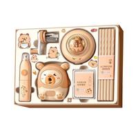 Générique Ensemble De Papeterie Pour Filles,Taille-Crayon Stationnaire Capybara pour - pour Salle de Classe Décor de Bureau Élèves Maternelle École Primaire Collège Professeurs