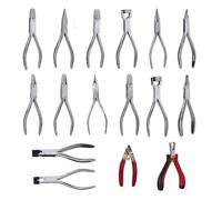 Générique Ensemble de pinces à lunettes de plusieurs types for l'option pince de réglage de lunettes pince à lunettes outil de réglage de pont de bras de plaquette de nez(JR009)