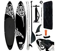 Générique Ensemble de Planche Sup Gonflable 305x76x15 cm Noir,Équipements Sportifs, Loisirs de Plein air, Plaisance & Sports Nautiques, Surf, Paddleboards, Noir (Poids 11.35KG)