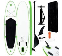 Générique Ensemble de Planche Sup Gonflable Vert et Blanc,Équipements Sportifs, Loisirs de Plein air, Plaisance & Sports Nautiques, Surf, Paddleboards, Vert (Poids 12.8KG)