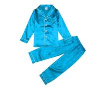 Générique Ensemble De Pyjamas pour Enfants Filles AdolescentTenues Détente Impression Dessin animé lot 2 pièces Haut et Pantalon Manches Longues Idée Cadeau 12 Mois-14 Ans