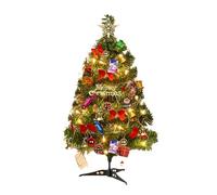 Générique Ensemble de Sapin de Noël de 50 cm, décoration de Noël avec lumières, Mini Ornements de Bureau for Sapin de Noël, décoration de fête du Nouvel an, Cadeau de Noël(50cm)