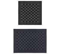 Générique Ensemble de Serviettes 20 pcs Noir et Gris Coton,Linge,Serviettes-136286