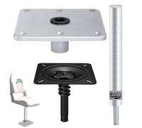 Générique Ensemble de sièges sur Pied pour Bateau,piédestaux et Bases pour sièges de Bateau | Base de Socle pour,Base de siège de, de pivotante, Tige de Tige de siège de, Accessoires