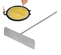 Générique Ensemble de spatules à crêpes en bois, kit d'outils de fabrication de, épandeur de pâte à crêpes à poignée amovible, tourneur de antiadhésif sûr pour la cuisine à domicile, le restaurant