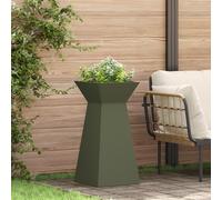 Générique Ensemble de Supports de Plantes Vert Olive Métal 35 x 35 x 73 cm,Pots & Cache-Pots,11.95KG-873845