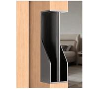 Générique Ensemble de traction de porte de poche et de traction de bord, quincaillerie de porte, poignée de porte coulissante encastrée, poignées de doigt affleurantes(Grey,Length32cm)