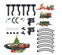 Générique Ensemble De Train De Noël Véhicule Rechargeable avec Circuit | Train Autour Du Sapin Avec Lumière Et Musique Pour À Partir De 3 Ans Fête Décoration Maison