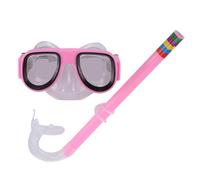 Générique Ensemble de tuba pour avec équipement de plongée en apnée en silicone avec tuyau souple pour lunettes de plongée sous-marine, raccord professionnel