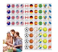 Générique Ensemble de tuiles de Mahjong - Ensemble de de de tuiles de Mahjong à Motif de Drapeau | de société familiaux, de Jeu d'évasion en Bord de mer, de Puzzle en pour fourn