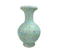 Générique Ensemble de vases Puzzle LED 3D, 200 pièces en ABS avec Tasse intérieure Amovible pour Bureau, étagère et décoration de Chambre, de Fleurs Artisanal