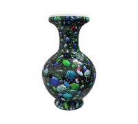 Générique Ensemble de vases Puzzle LED 3D, 200 pièces en ABS avec Tasse intérieure Amovible pour Bureau, étagère et décoration de Chambre, de Fleurs Artisanal