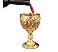 Générique Ensemble de verres à vin en métal, flûtes à tige de Style européen, construction en acier inoxydable, Design Compact, Portion de 30ml, Portable, élégant, Performance de service