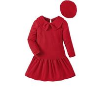 Générique Ensemble de vêtements de Noël, Robe Noel Bebe 1 Mois Bébés Filles Noël Tutu Jolie Robe Ensemble à Manches Longues Robes SoiréE | Tenue Parent-Enfant en Famille