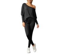 Générique Ensemble décontracté col Rond pour Femme, Pull-Over Unicolore Automne-Hiver,Pull-Over Confortable | Coupe décontractée | Unicolore | Idéal mi-Saison | Tissu Doux