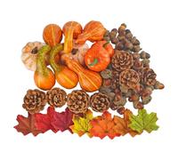 Générique Ensemble Décoration - 166/180 Pièces Décorations Automne pour Maison - Décoration d'Intérieur pour Fête Cheminée Boulangerie Couronnes Noël Mariage Bureau