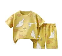 Générique Ensemble deux pièces garçon été t-shirt manches courtes motif dessin animé mignon short décontracté nouvelle tenue quotidienne pour enfant