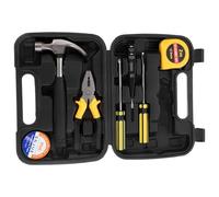 Générique Ensemble D'outils Complet et Usage Domestique pour Réparation Automobile Boîte à Outils en Plastique et Fer, Mini-kit D'outils Maison, Présent Fête des Pères