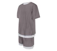 Générique Ensemble Ete Enfant Garcon Age 3-13 ans Tee Shirt Manche Courte Et Short Garçon Séchage Rapide Chic Ample Mignon Confortable Fashion Casual Sport Vacances