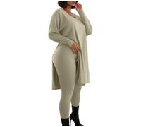 Générique Ensemble Été Femme Deux Pièces Débardeur Sans Manches Pantalon Taille Élastique Lin Léger Plage Chic Idéal Séjour Balade Bord de Mer