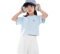 Générique Ensemble été filles tenue décontractée entraînement haut pantalon ample confortable séchage rapide idéal quotidien outdoor sport adolescente 10 16 ans (Light Blue, 11-12 Years)