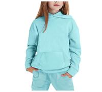 Générique Ensemble Fille 5 Ans Longues pour Enfant en Bas âge, garçon et Fille, Couleur Unie, Chaud, Pull, Haut, Pantalon, Tenue Jogging Hiver(Bleu,4-5 Years)