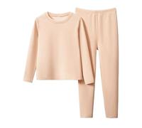 Générique Ensemble Fille Ensemble de sous-vêtements Thermiques pour Filles, Doux, Manches Longues, Couche de Base, Pyjama d'hiver Confortable pour Filles et Tout-Petits