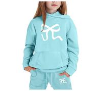 Générique Ensemble Fille Sweatshirt Legging Imprimé Barboteuse Pantalon Bandeau De Survêtement À Capuche Vêtements Set pour Bébé Automne Tenue Cadeau Bebe (Menthe Verte,2-3 Ans)